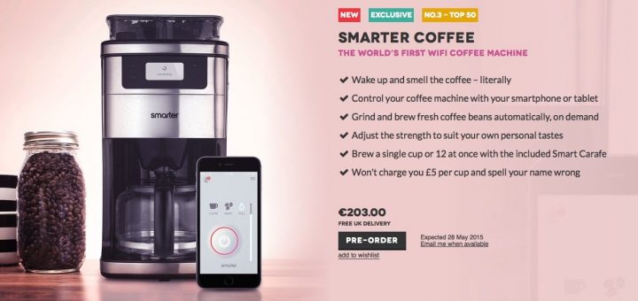 Smarter Coffee Kaffeemaschine Wlan